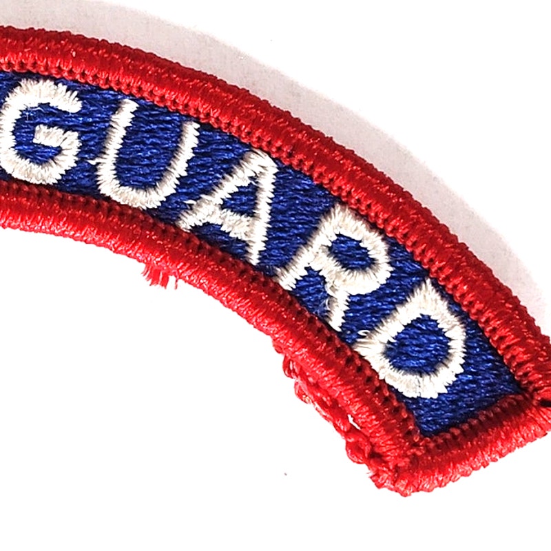 US Army Honor Guard Tab Full‑Color Patch 3‑3/4" × 1",  Sew‑On