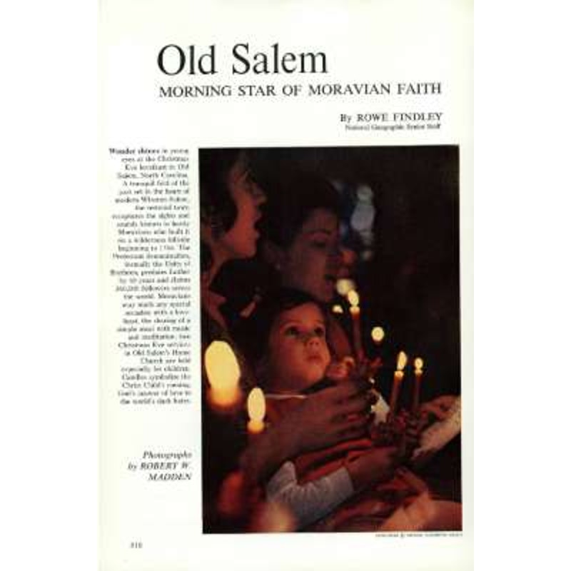 National Geographic Magazine DEC 1970, Old Salem, Ethiopia, Japan, Pentecost ...