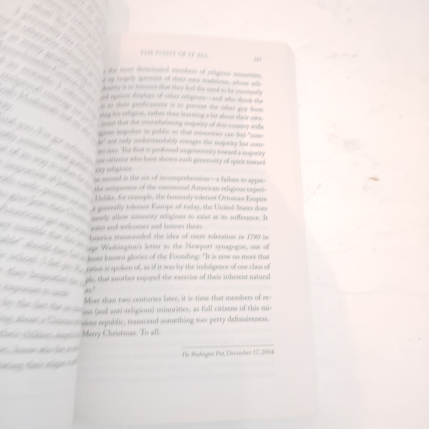 The Point of It All 2018 Paperback LN Charles Krauthammer Essays Politics Faith
