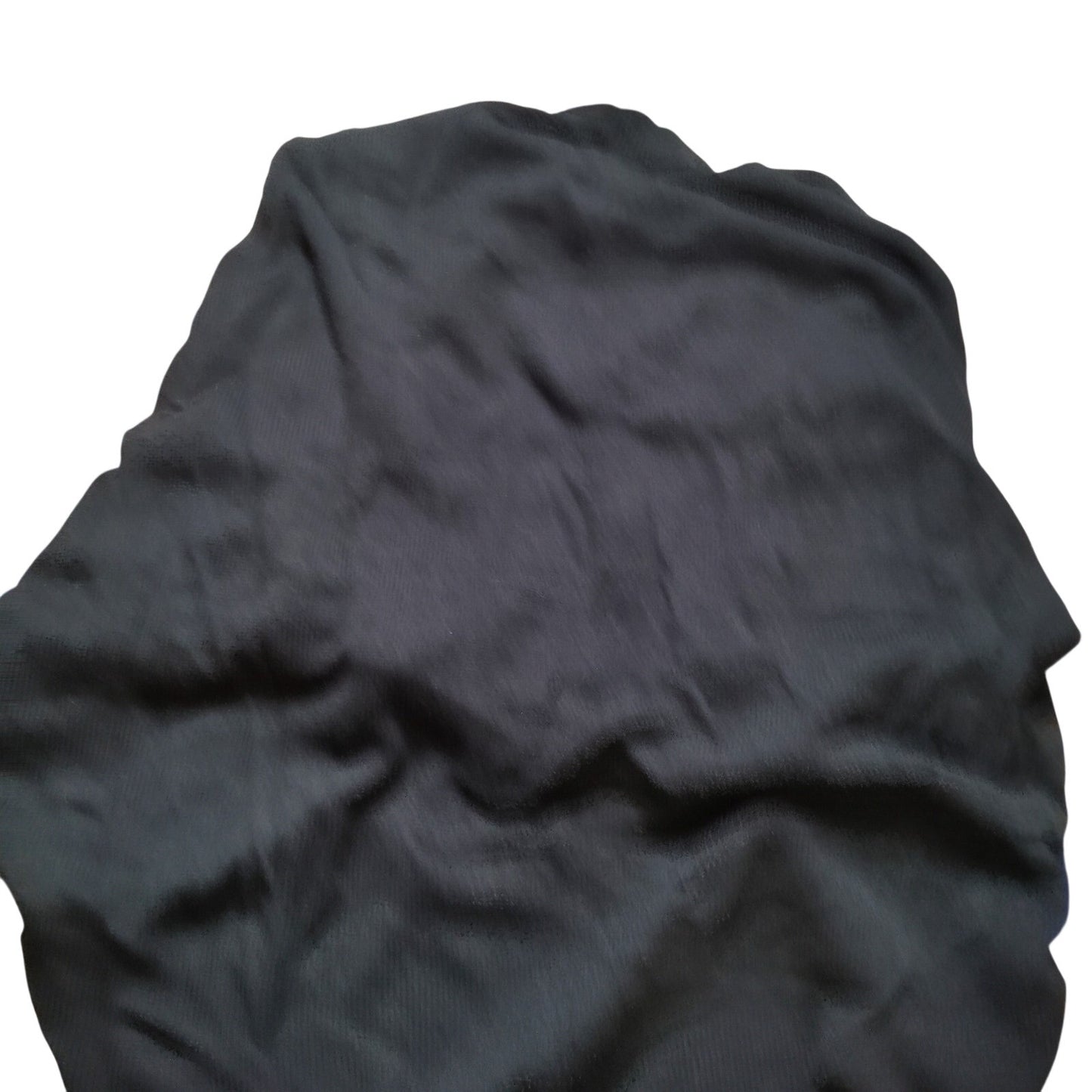 Dark Gray Long Acrylic Shrug Sweater Wrap Front Size Large NEW