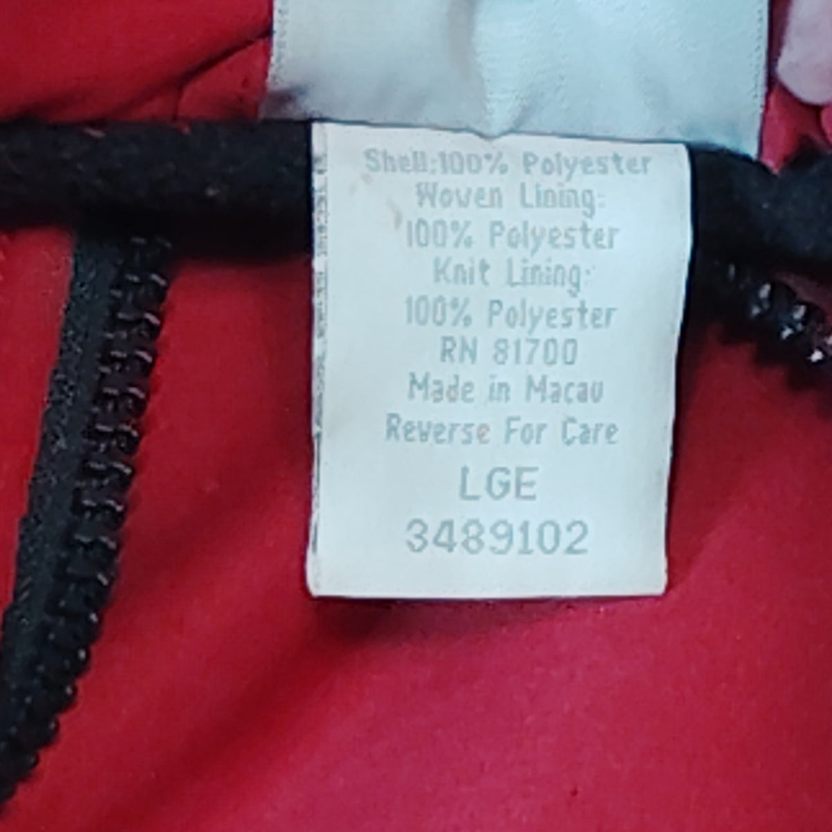 Blair L Red Insulated Hooded Parka Coat - Polyester Shell Winter Jacket