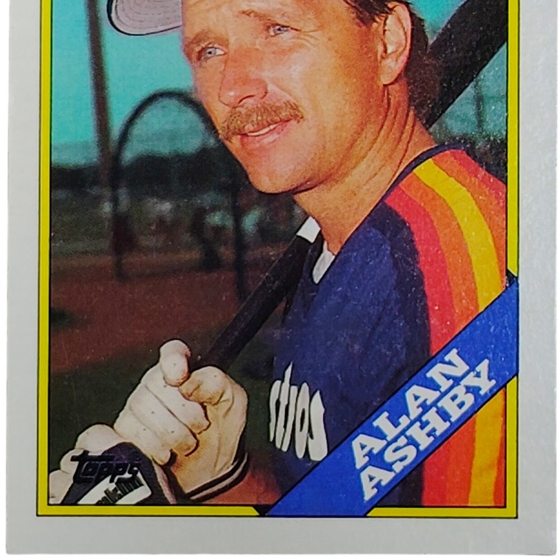 1988 Topps #48 Alan Ashby Houston Astros Catcher - VG/EX