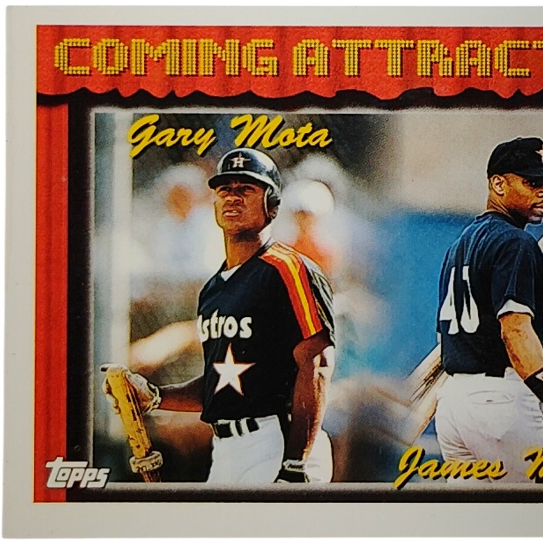 1994 Topps #782 Gary Mota / James Mouton Coming Attractions Houston Astros - VG/EX