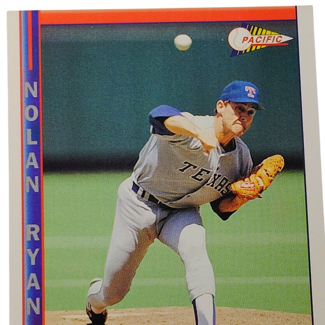 1993 Pacific Texas Express Nolan Ryan #221 Texas Rangers Pitcher Baseball Card NM