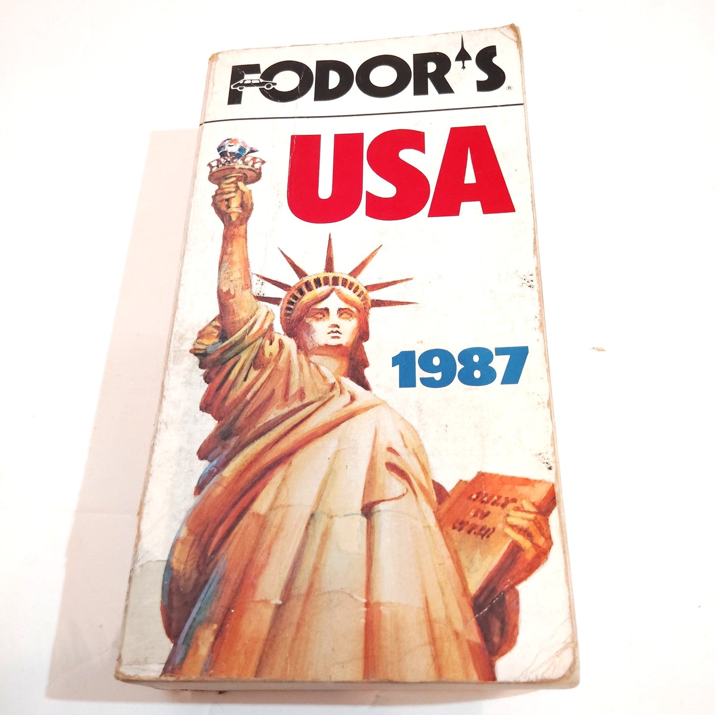 Fodor’s USA 1987 Travel Guide Paperback Withdrawn Library Copy Good Condition