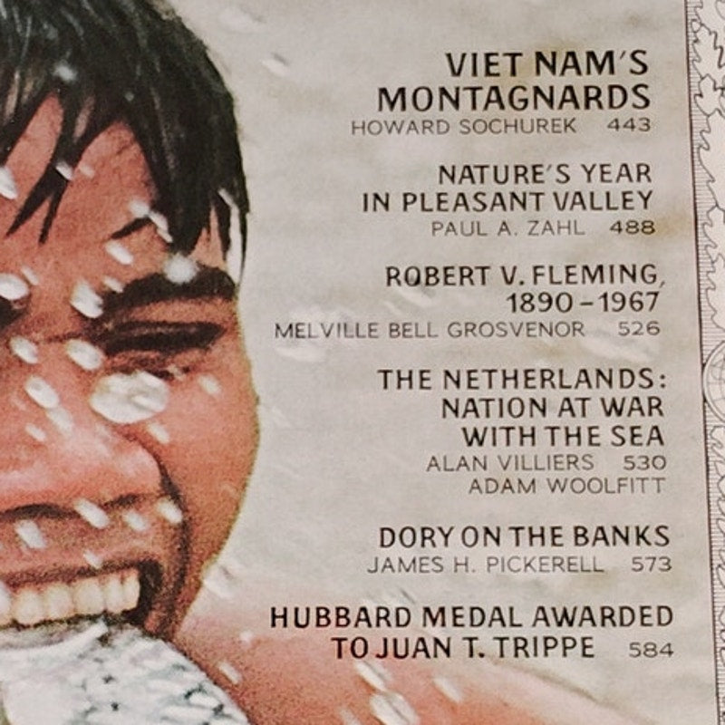 National Geographic – April 1968, Netherlands, Vietnam, Portuguese Fishermen
