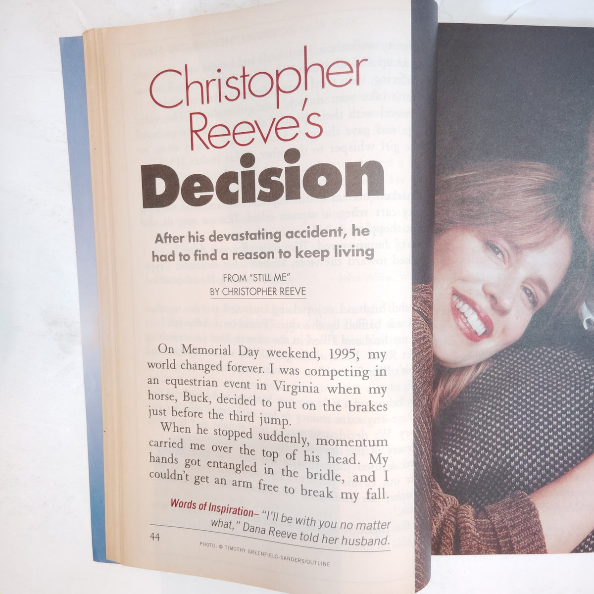 Reader's Digest July 1998 Large Print Edition Christopher Reeve Magazine