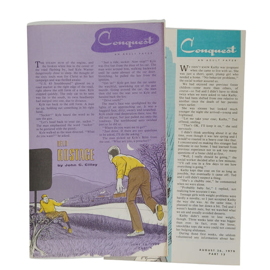 Conquest Summer 1979, 9 of 13-Part Weekly Christian Publication, 36 Pg