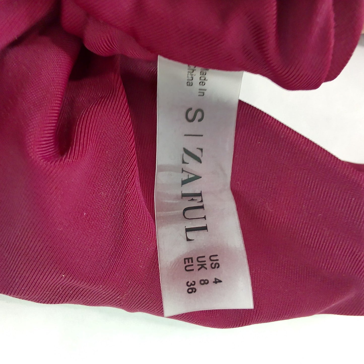 Zaful Wine Red High Cut Brazilian Bikini Bottoms Women’s Swimwear, Small (US 4)
