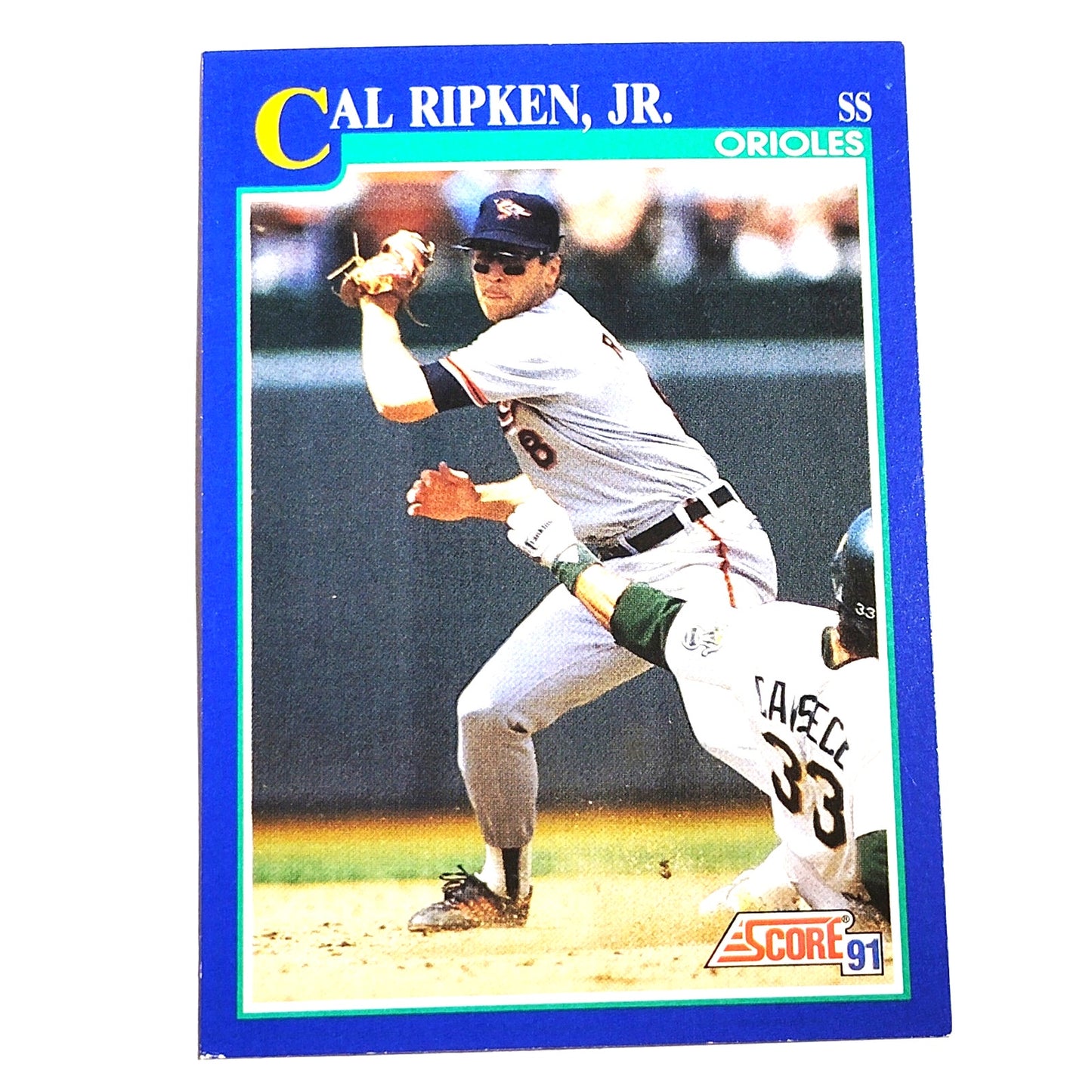 1991 Score Cal Ripken Jr #95 Baltimore Orioles Shortstop MLB Baseball Card NM