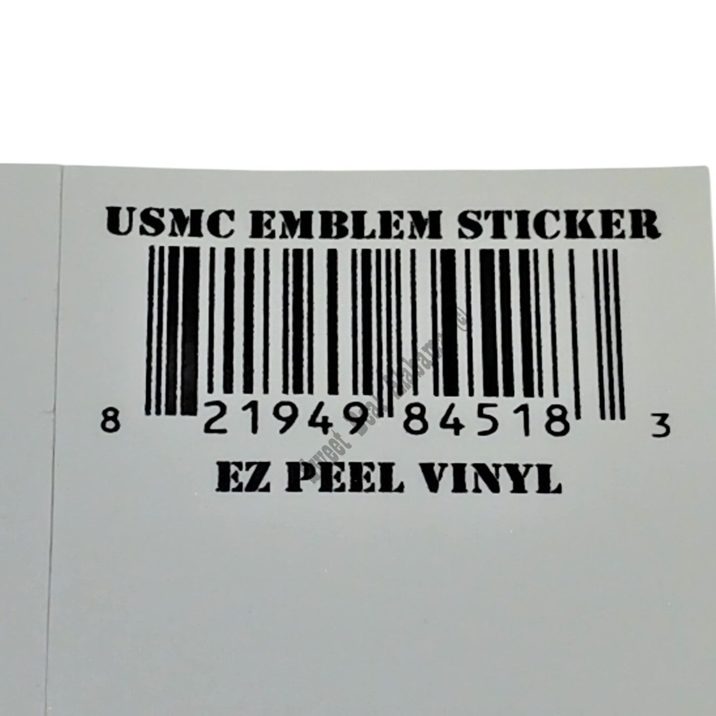 EZ Peel Vinyl Decal - USMC Emblem Vinyl Sticker 7-1/2W"  3-3/4"H