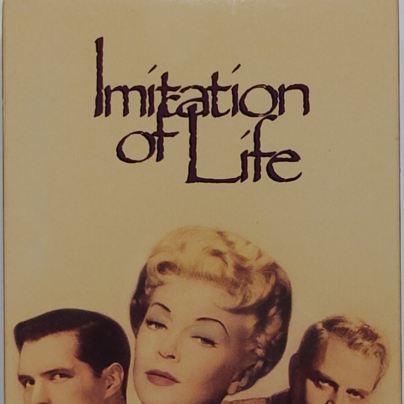 Imitation of Life VHS 1992 Lana Turner Classic Drama Vintage Movie Tape