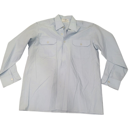 1980 German Military LINCRON Utility Shirt Size 42 (Aprox Med/Large) Pflegeleich