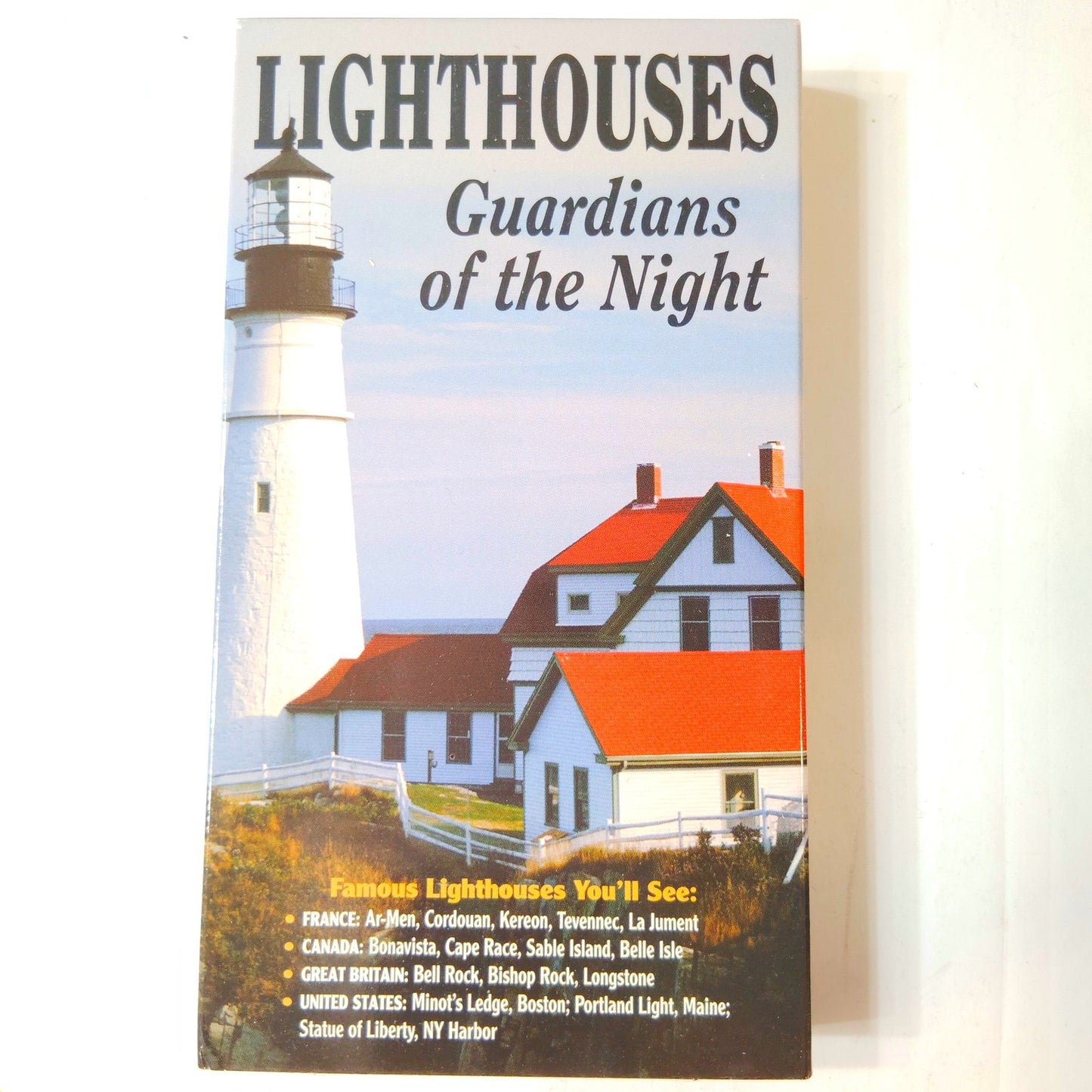 Lighthouses: Guardians of the Night VHS 1988 Maritime France Canada UK USA