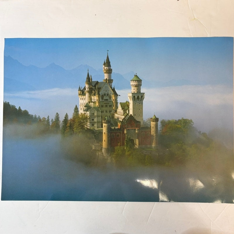 Neuschwanstein Castle Print 16x12 Inspiration to Disney’s Sleeping Beauty Castle