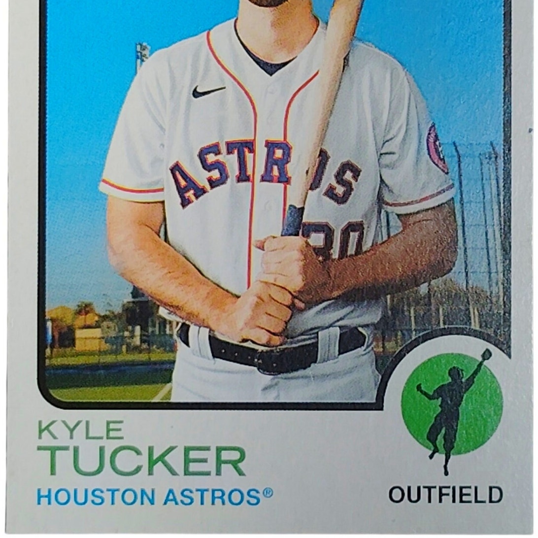 2022 Topps Heritage Kyle Tucker 128 Houston Astros Outfield Baseball VG/EX