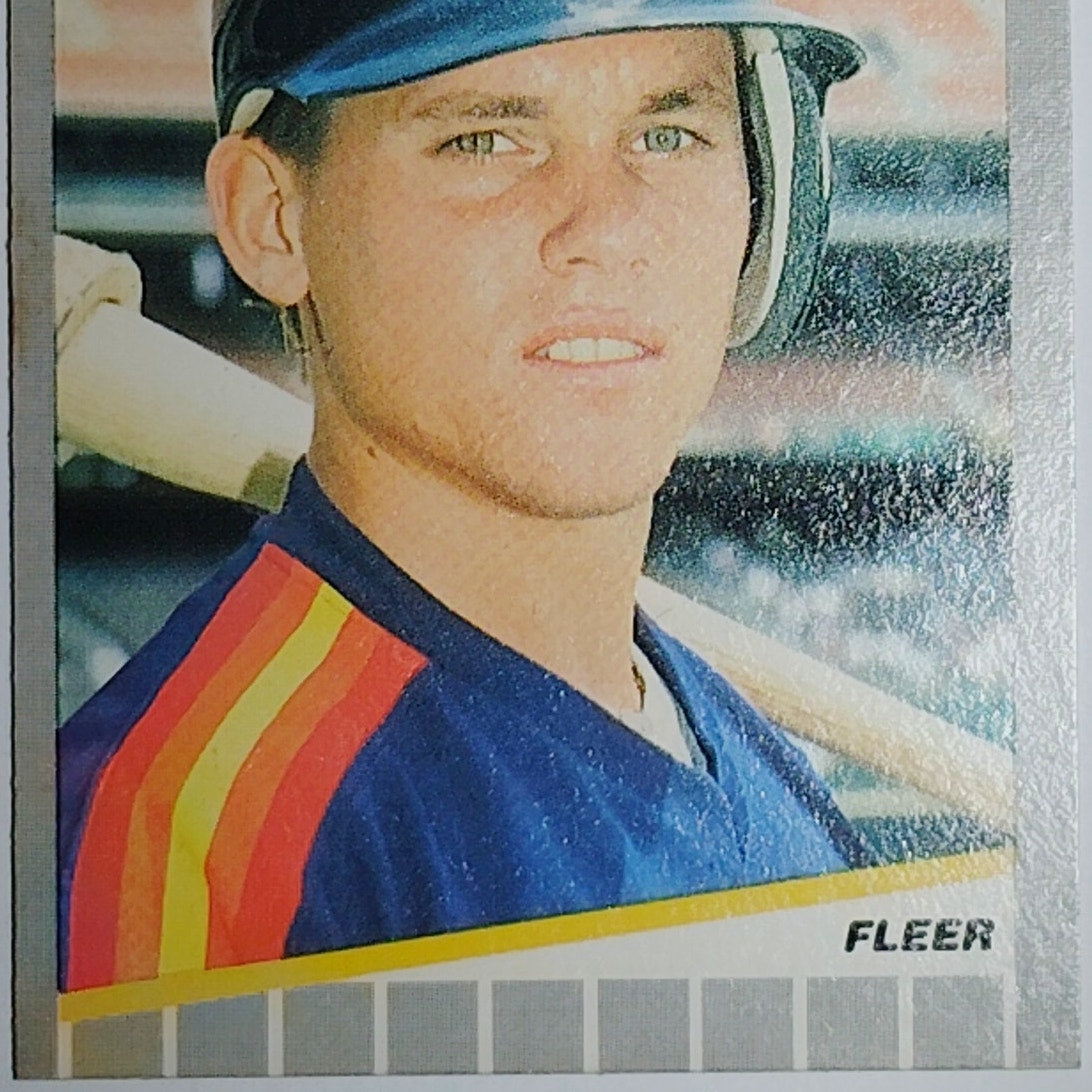 1989 Fleer Craig Biggio #353 Houston Astros Rookie RC - HOF Catcher VG/EX