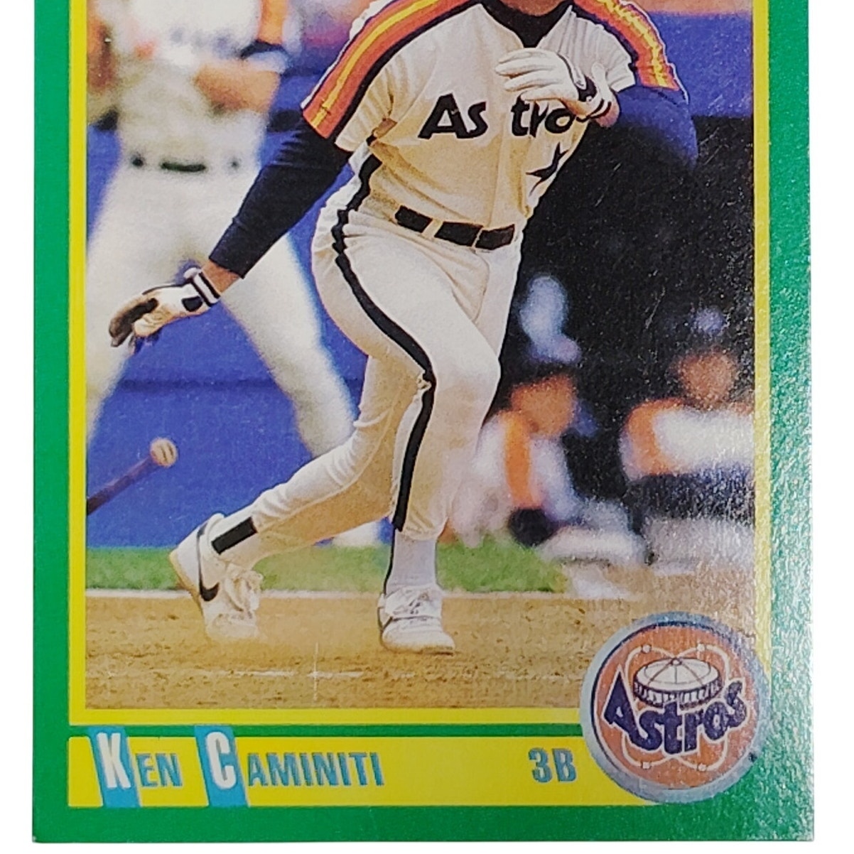 1990 Score Ken Caminiti Card #76 Houston Astros 3B VG/EX (W UER - Birthplace)