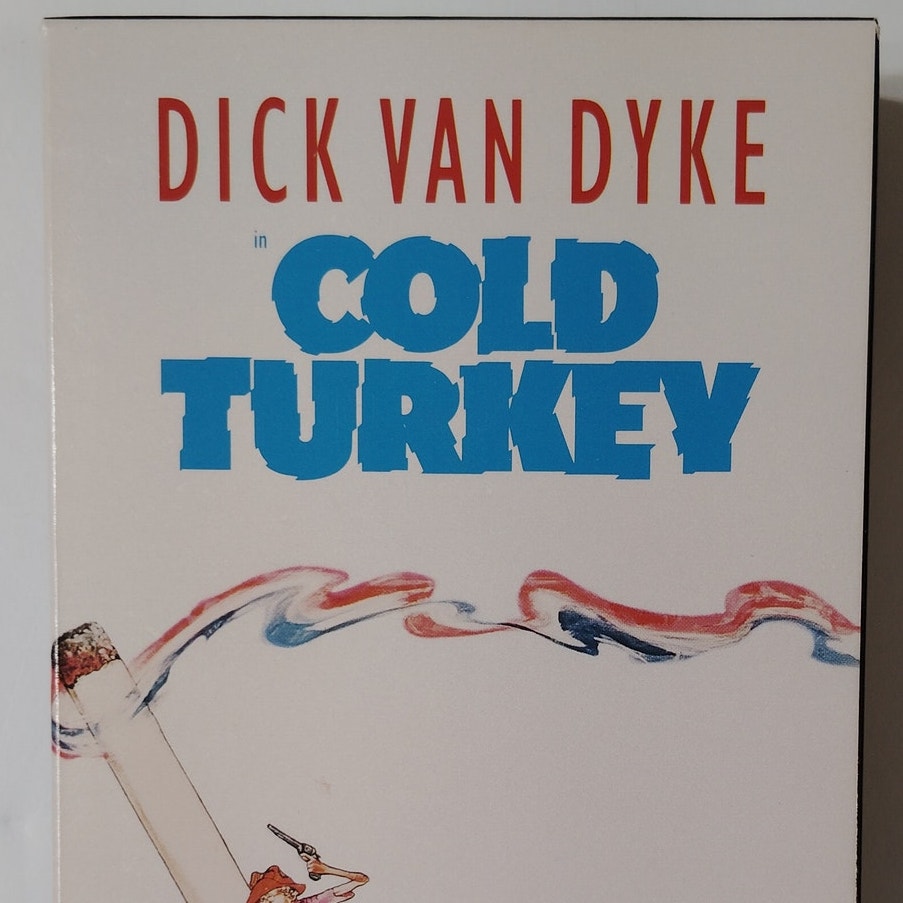 Cold Turkey VHS 1990 1971 Dick Van Dyke Norman Lear MGM UA Comedy Satire