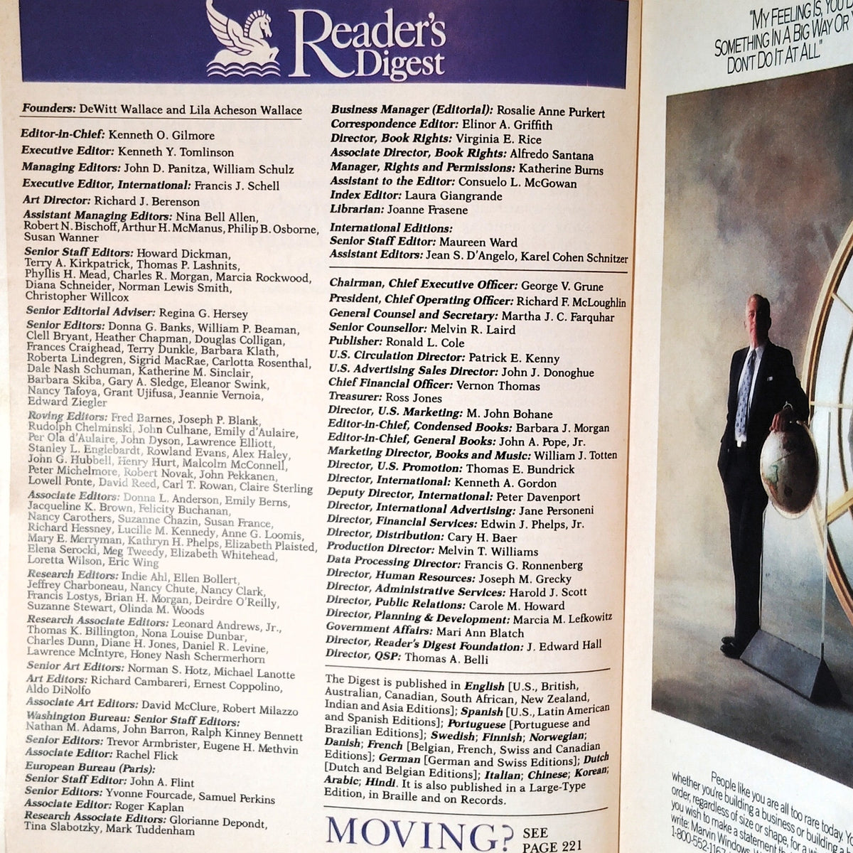 Reader's Digest September 1989 Rebirth of the American Eagle Vintage Magazine