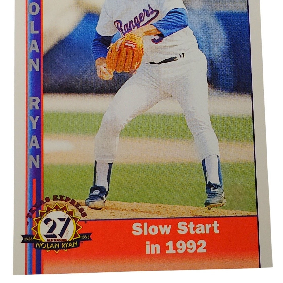 1993 Pacific Texas Express Nolan Ryan #222 Texas Rangers P Baseball Card NM
