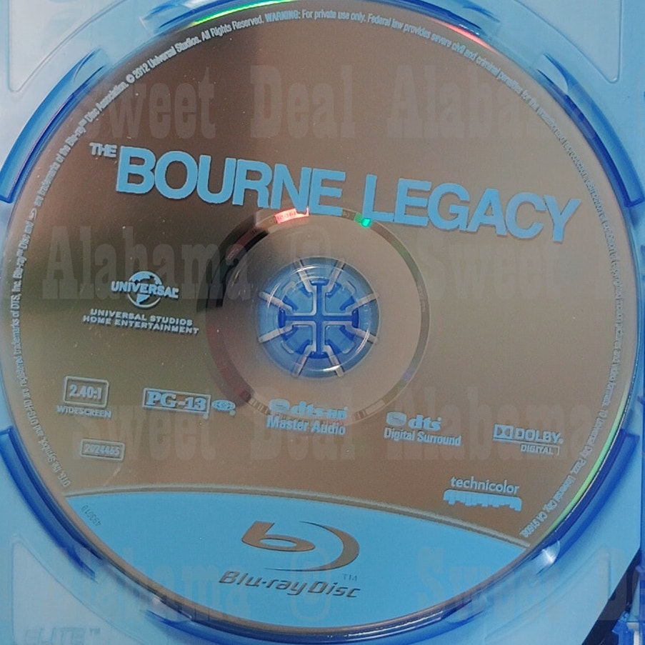 The Bourne Legacy (2012 Blu-ray/DVD) Open Package Action, Thriller