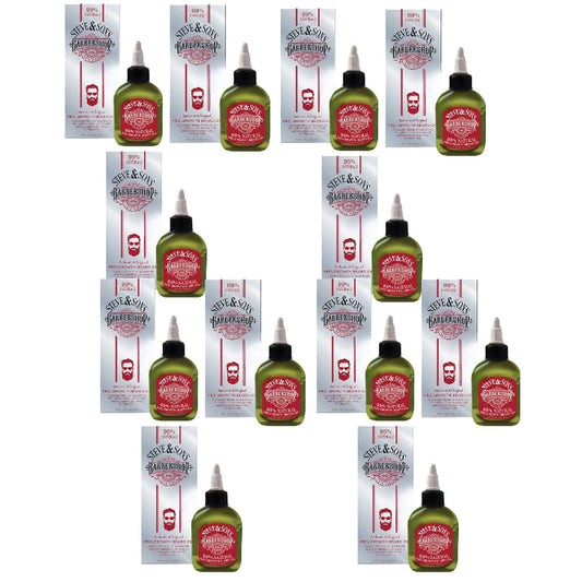Case of 12 - Steve & Sons Barbershop Pro-Growth Beard Oil 2.5 oz. Bottles