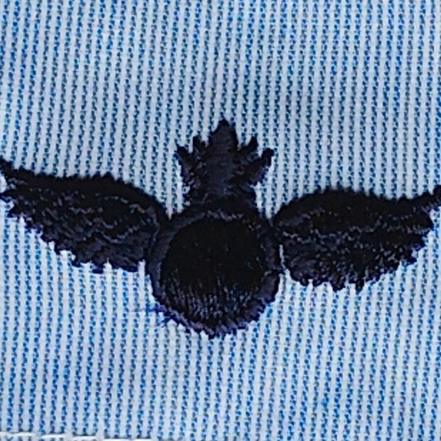 WWII US Navy Aviation Ordnanceman AO Rating Striker Patch Sew-On 2-1/8" x 1-5/8"