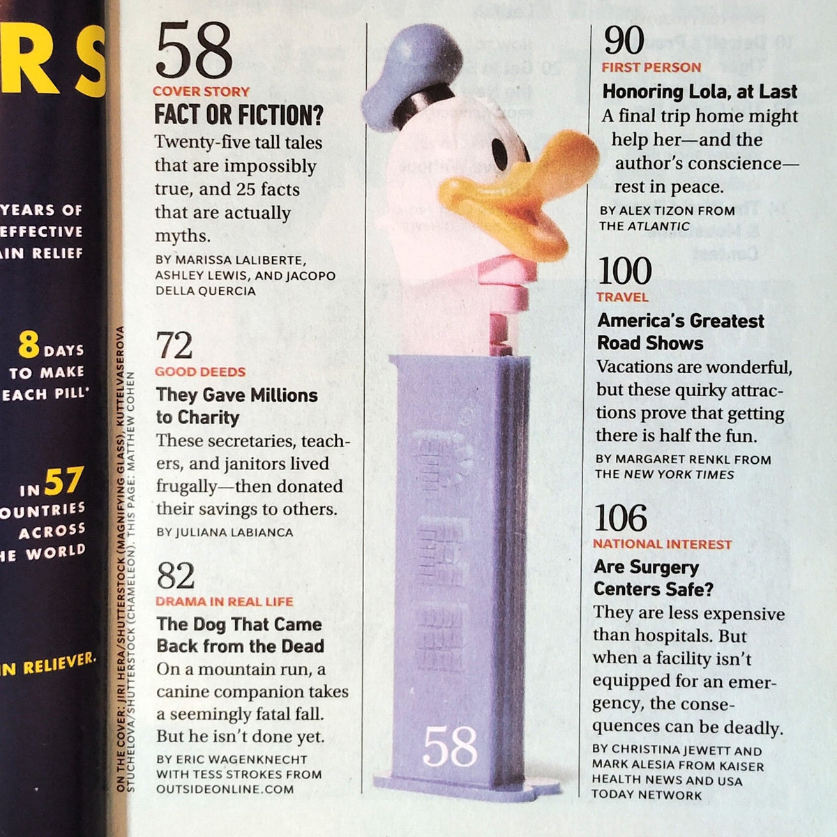 Reader's Digest February 2019 Fascinating Facts That Are False Magazine