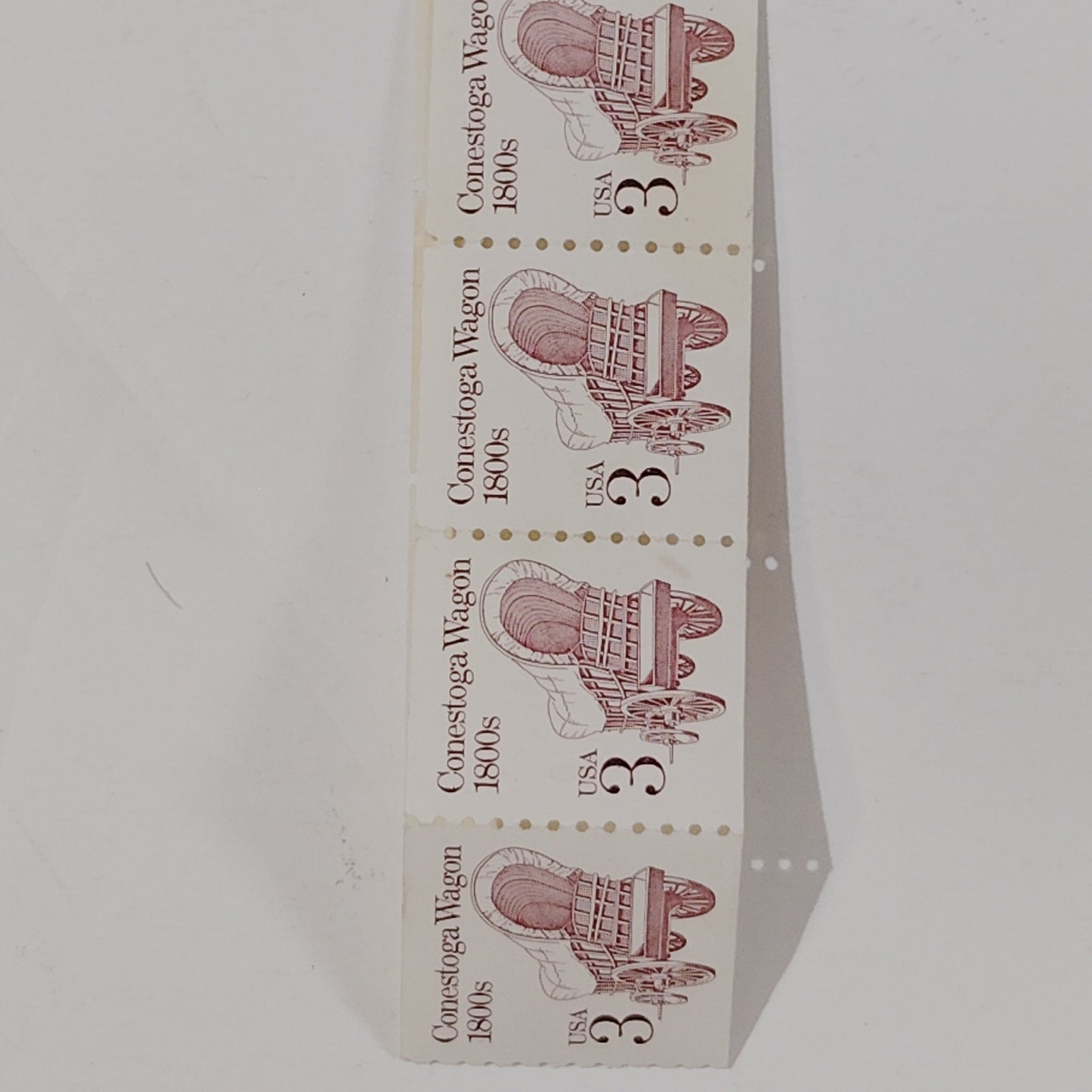 1988 Conestoga Wagon – Lot of 8 MNH – 3¢ Coil – Transportation Series – USPS