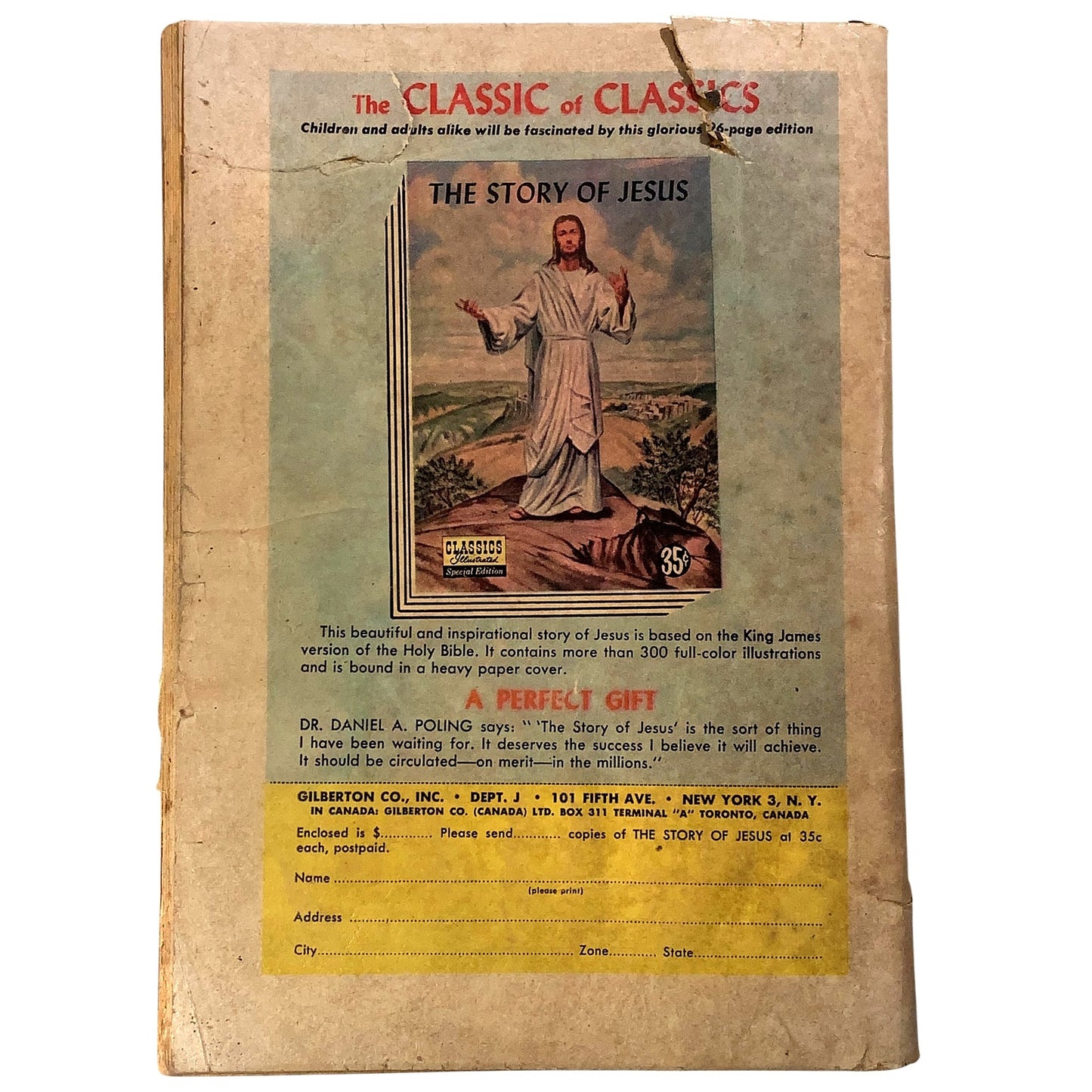 Classics Illustrated, The Song of Hiawatha #57, Henry Wadsworth Longfellow, 1950