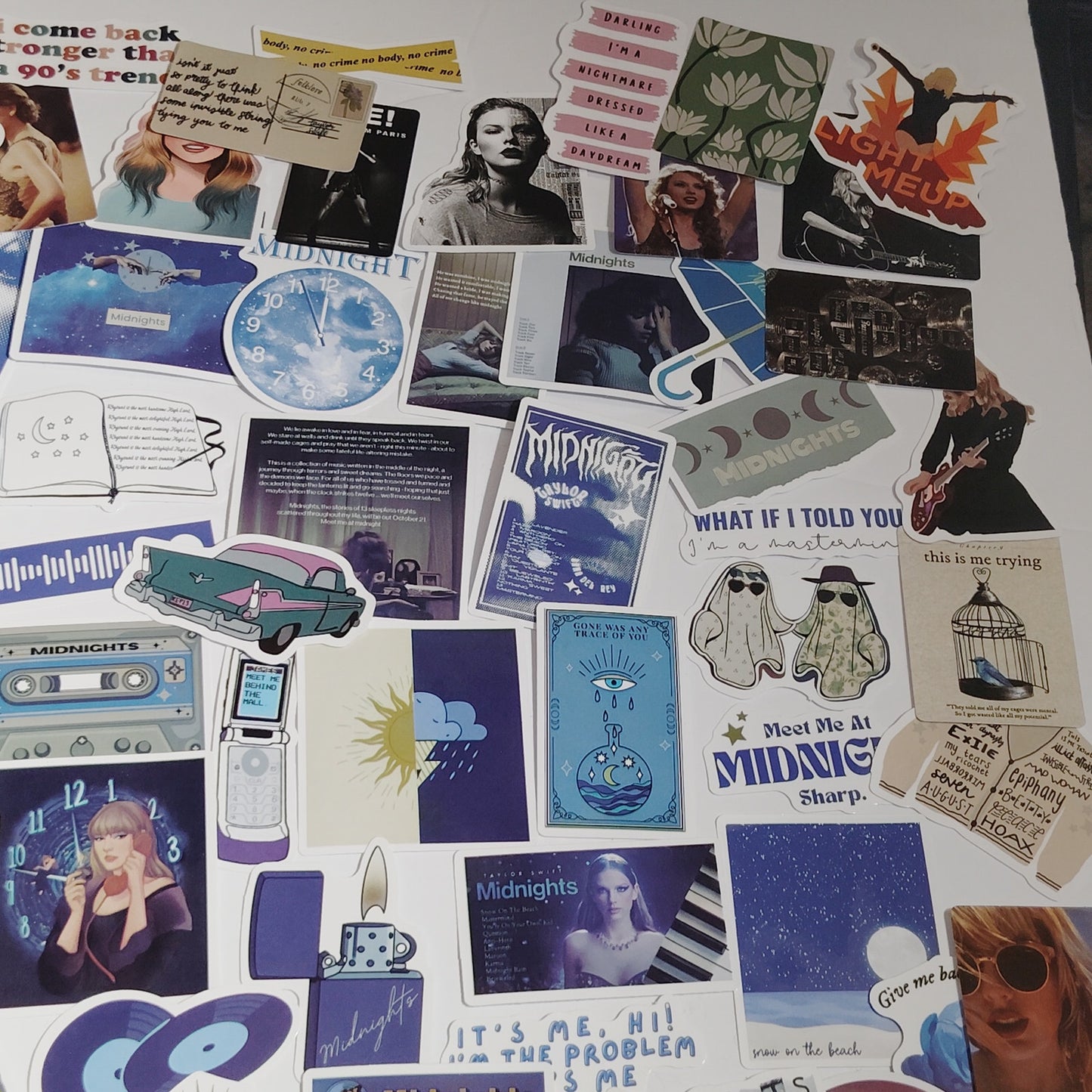 Lot/100 Assorted Style Taylor Swift Stickers Perfect for Scrapbooking & Crafts