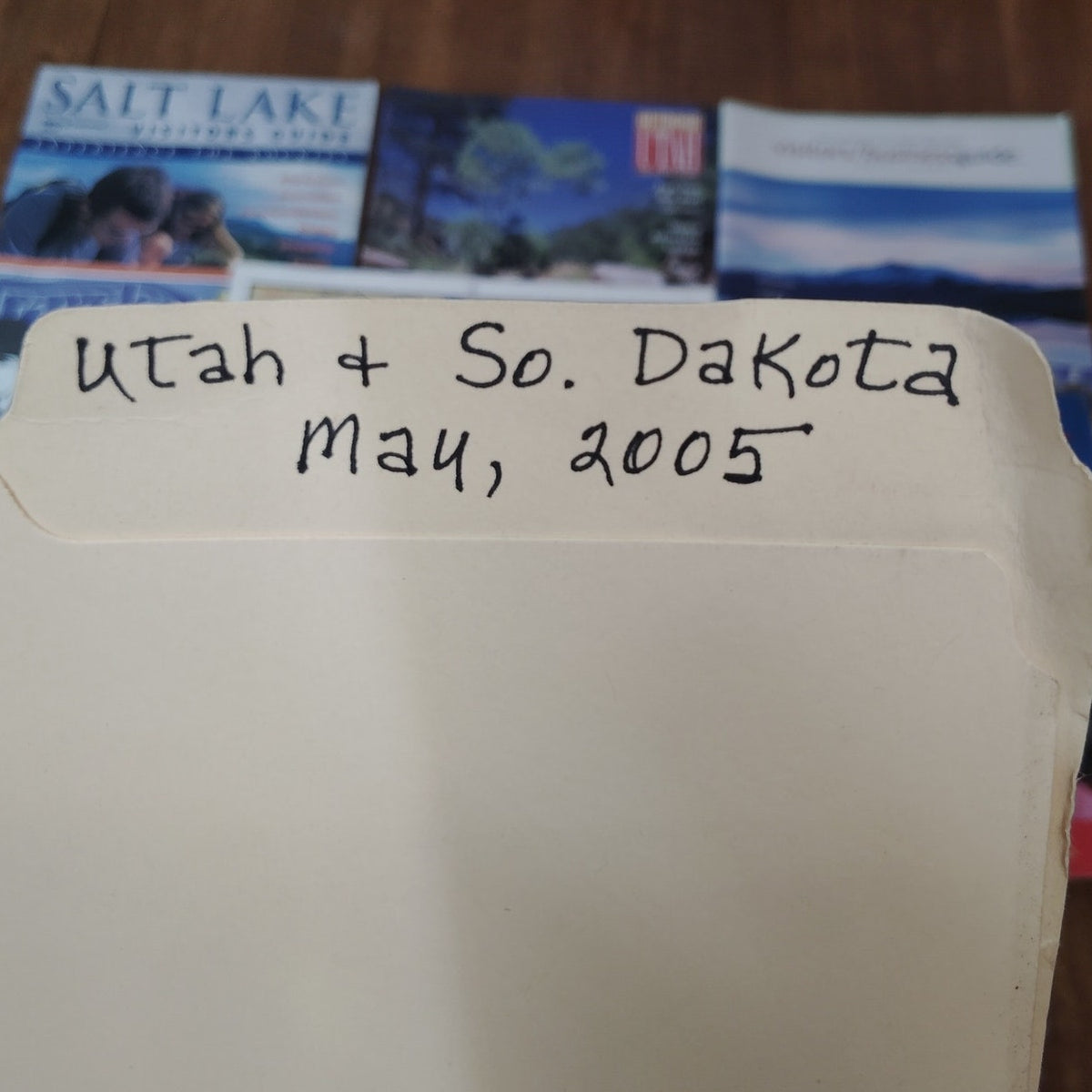 Utah South Dakota 2005 Travel Ephemera Lot - Vintage Souvenir Collection