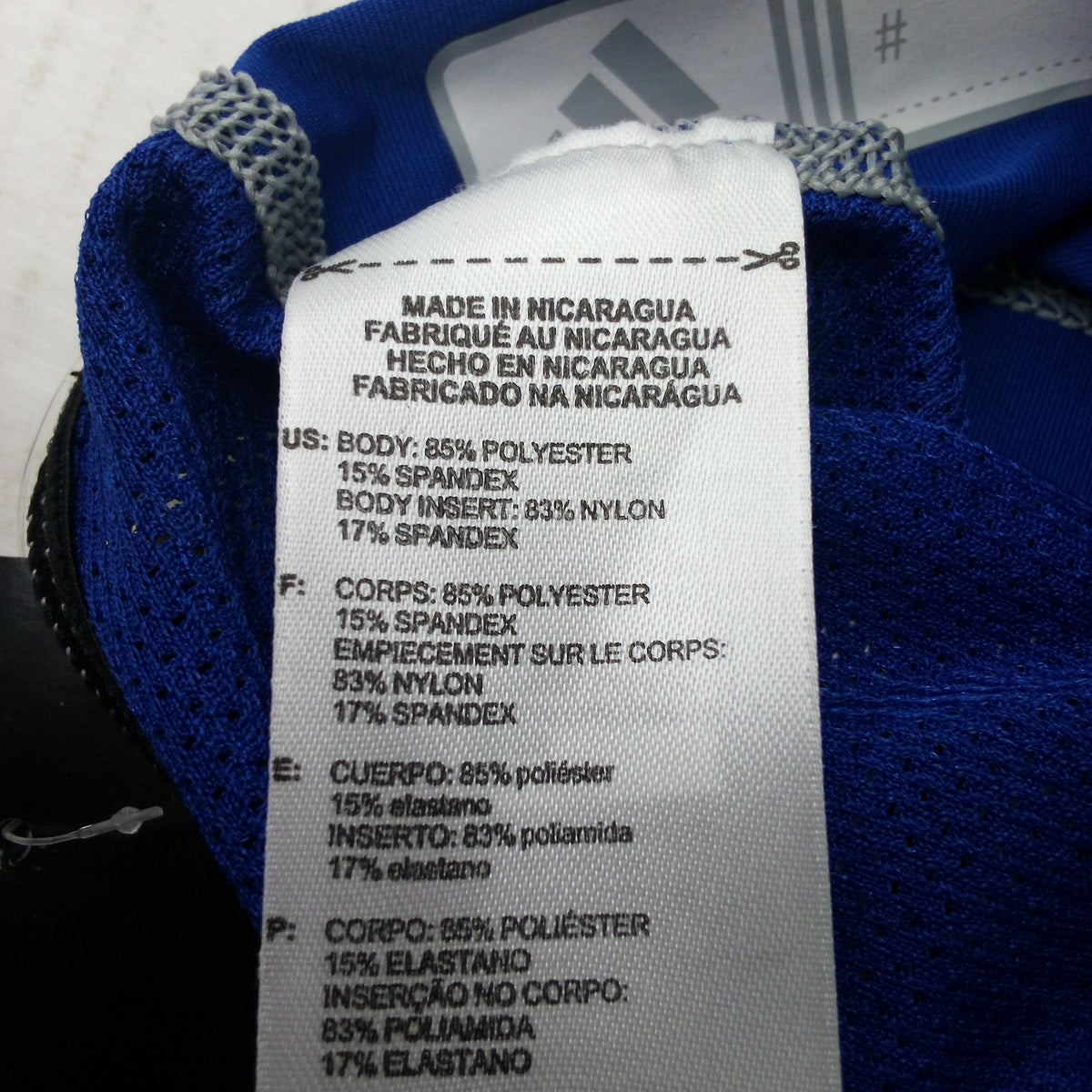 adidas TF Ironskin Padded Knee Sleeve Collegiate Blue Size M Volleyball