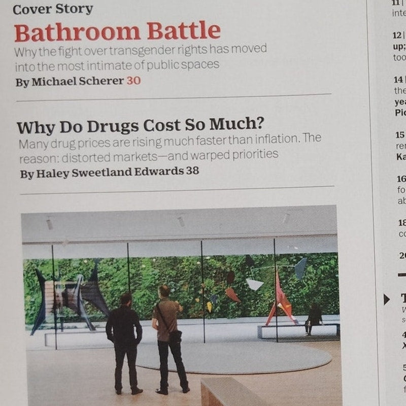Time Magazine May 30 2016 Battle of the Bathroom LGBTQ Transgender Rights