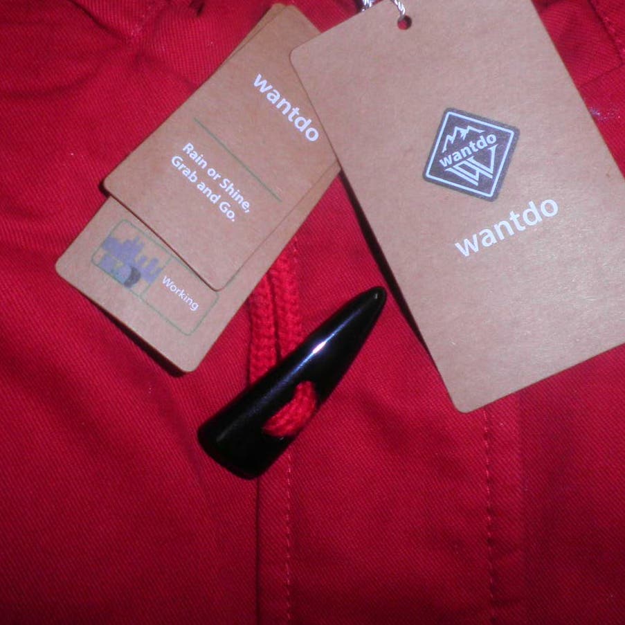Womens Winter Military Cotton Jacket Hooded Outwear Coat Claret, MD, 100% Cotton