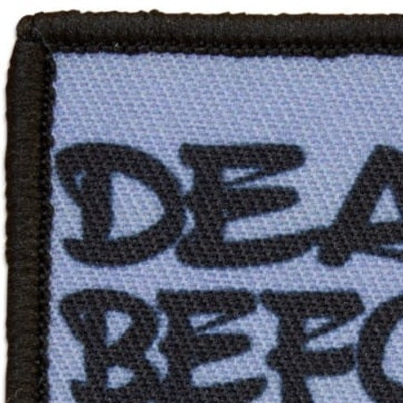Death Before Dishonor Novelty Patch Red Rock 2" × 2" Hook Back w/ Loop Panel