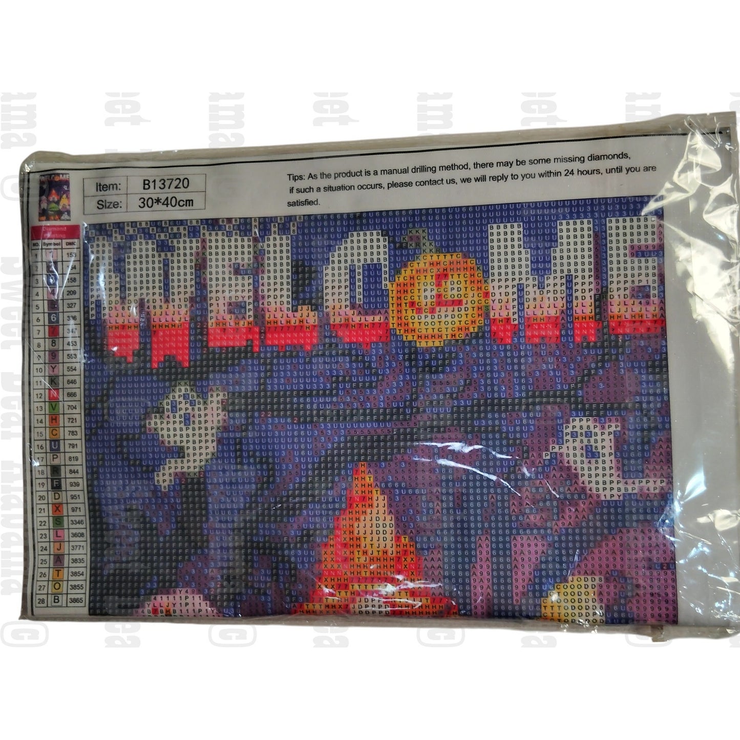 5D DIY Diamond Art Kit- Halloween "Welcome" 11.8" x 15.75",  #B13720