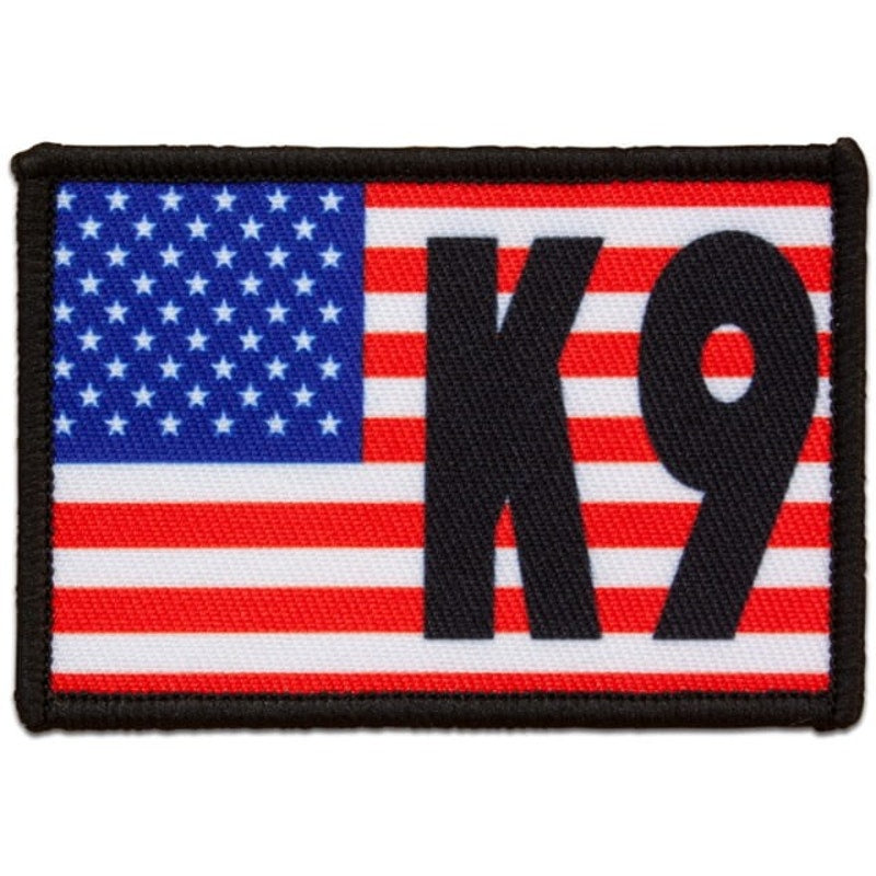 K9 USA Morale Patch Red Rock Outdoor Gear Hook Back Printed 3" × 2"