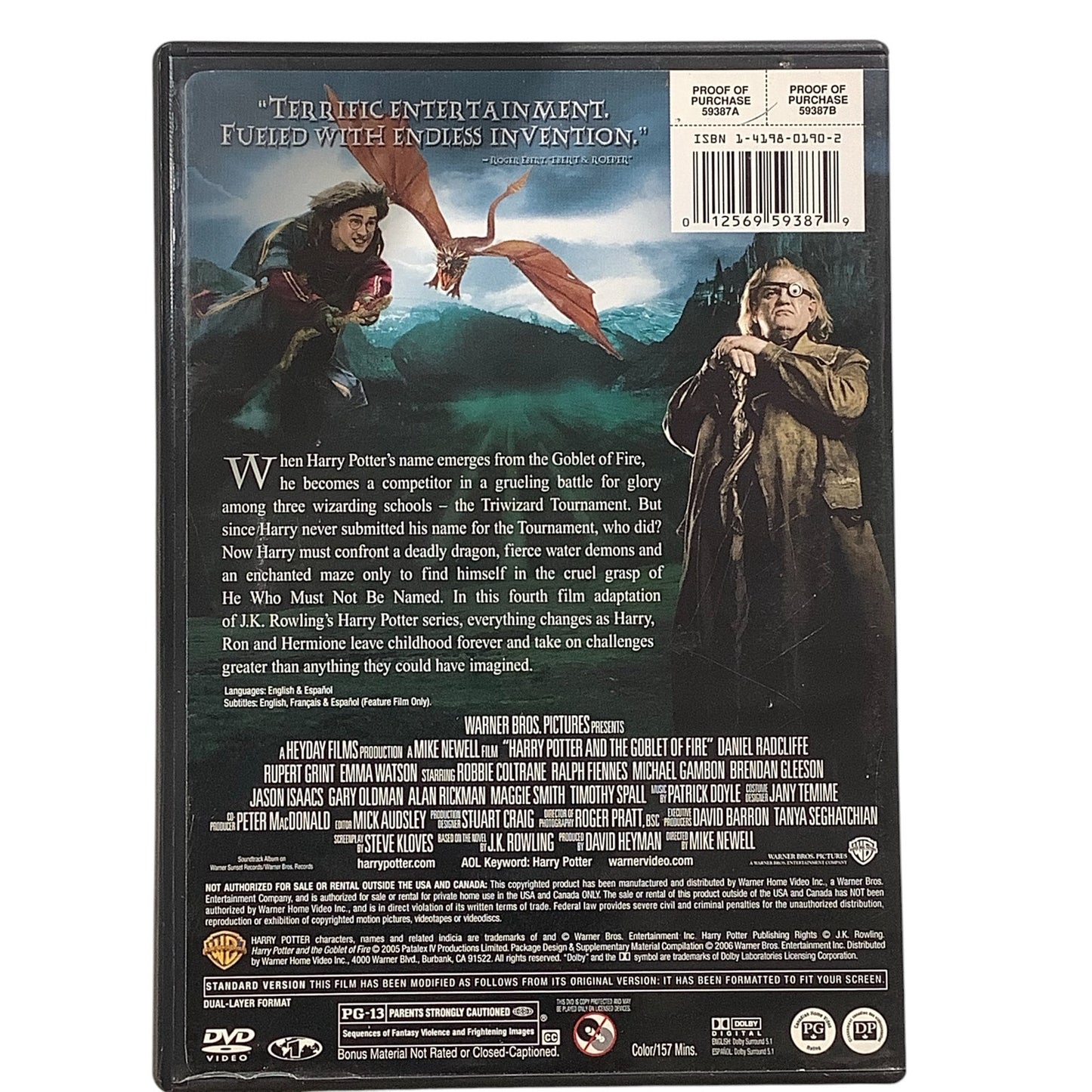 Harry Potter and the Goblet of Fire (Full Screen Edition, 2006) (Harry Potter 4)