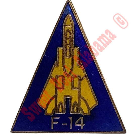 Navy F-14 Tomcat Topgun Hat, Lapel, or Tie Pin 1"H x 7/8"W