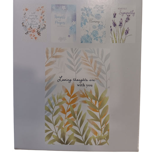 ME Sympathy Cards - 10-Pack - 5 Styles x 2 Each - 4"x6" - Soy Ink - PN 619383