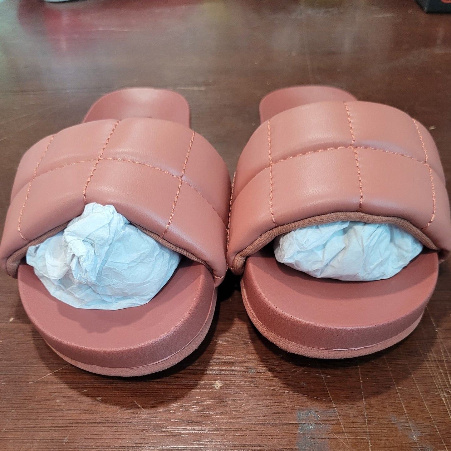 Billabong Women’s Alana Slide Sandal – Sweet Tea Brown, Size 5