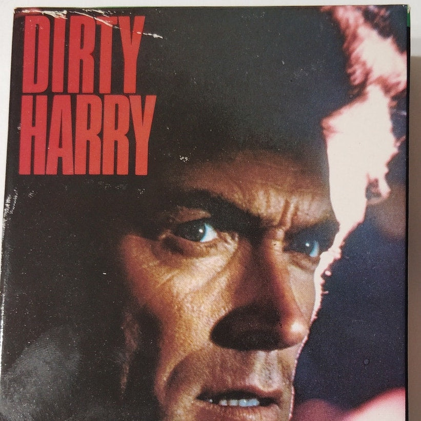 Dirty Harry VHS 1971 Clint Eastwood Full Screen NTSC Warner Bros Action Thriller