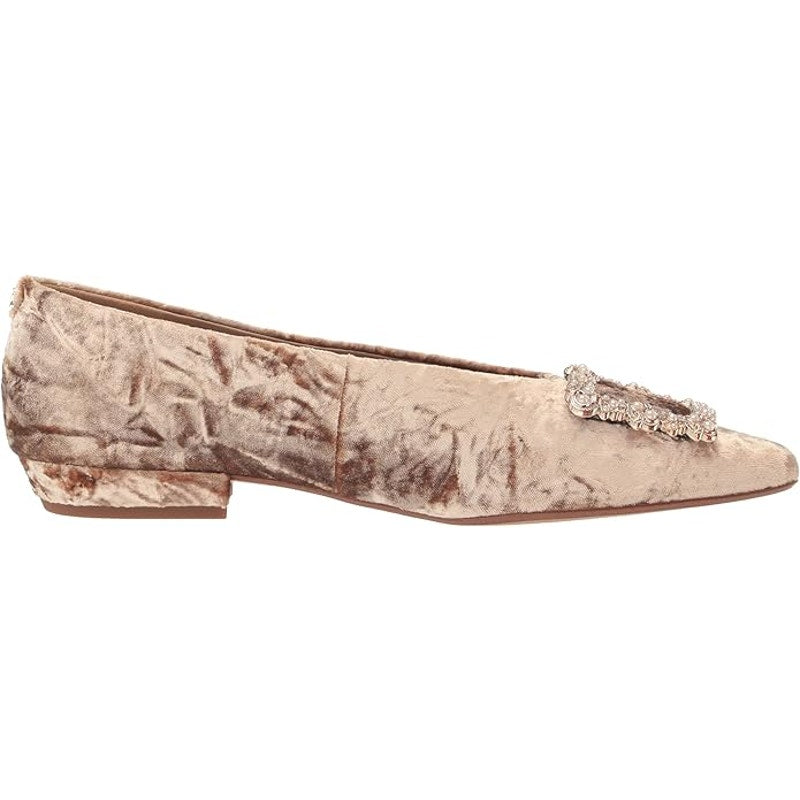 Sam Edelman Janina Ballet Flat, Prosecco Luster, Womens 7.5M Pointed Toe Slip-On