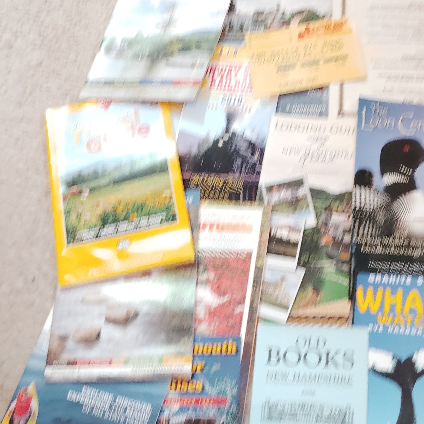 Vintage New Hampshire Travel Ephemera Lot 2010 White Mountains Seacoast 3.75 Lbs