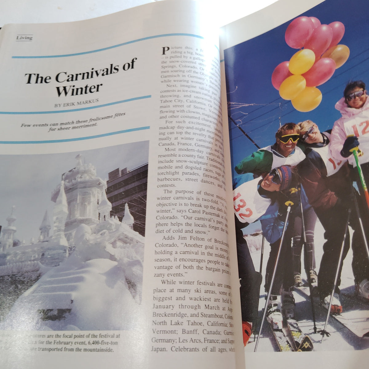 Delta SKY Magazine - December 1990 In-Flight Publication - Red & Black Glossy