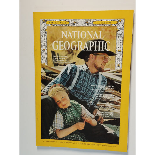 National Geographic Magazine – July 1970, Hutterites, White Mist, Luxembourg
