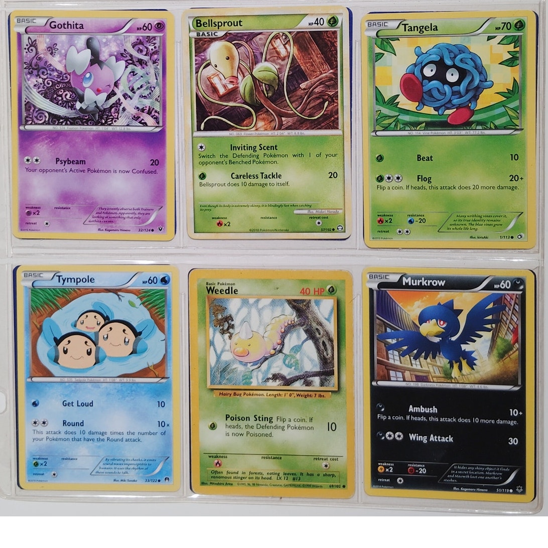 18 Random Pokémon Cards Pictured, Actual Photos Provided