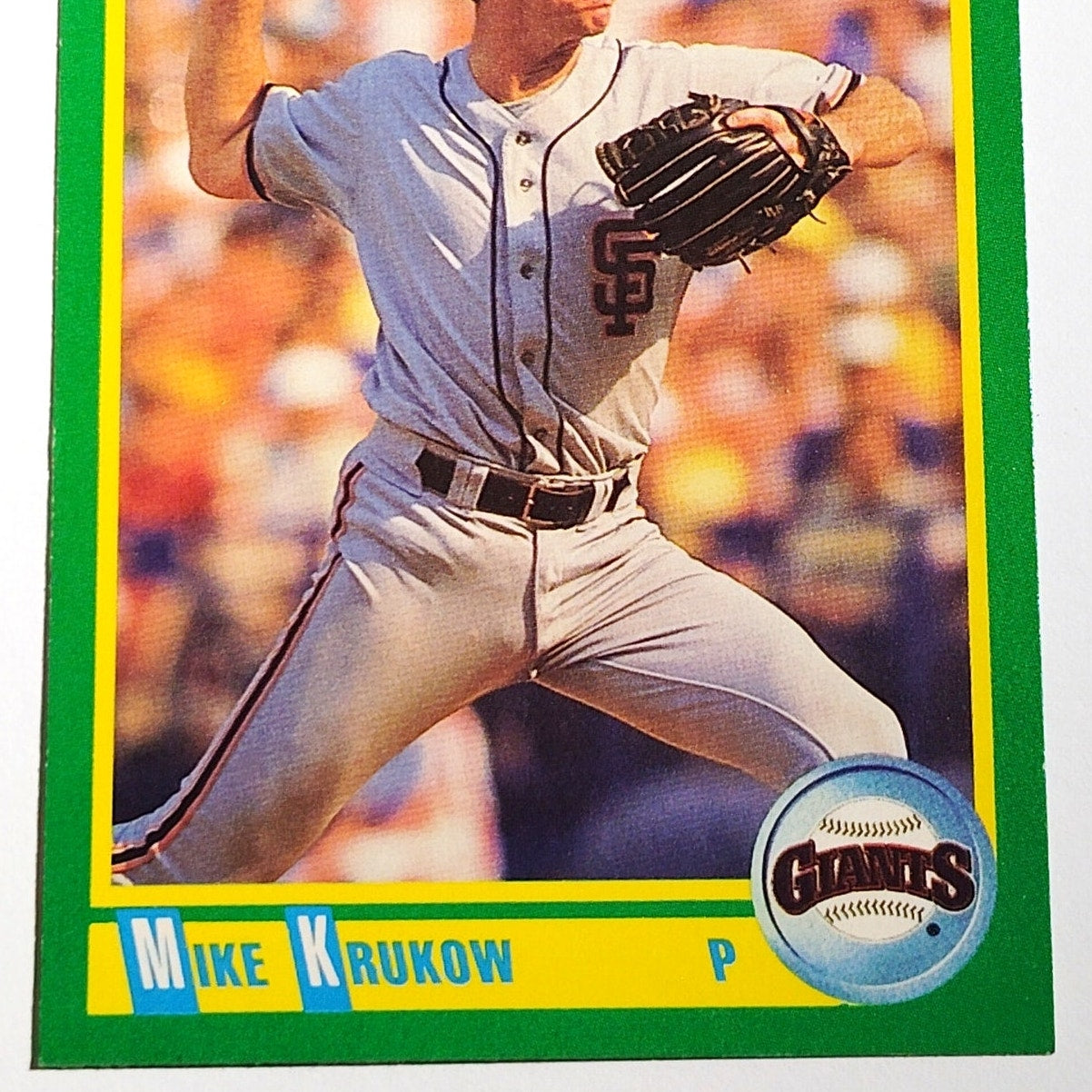 1990 Score Mike Krukow #215 San Francisco Giants Pitcher MLB Baseball EX